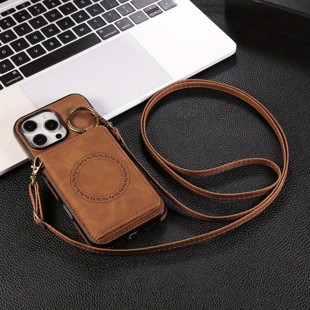 tui Magntique pour Tlphone  Bandoulire Longue Librez Vos Mains pour les Aventures en Plein Air  Compatible iPhone 16 Pro Max16 Pro15 Pro Max15 Pro15